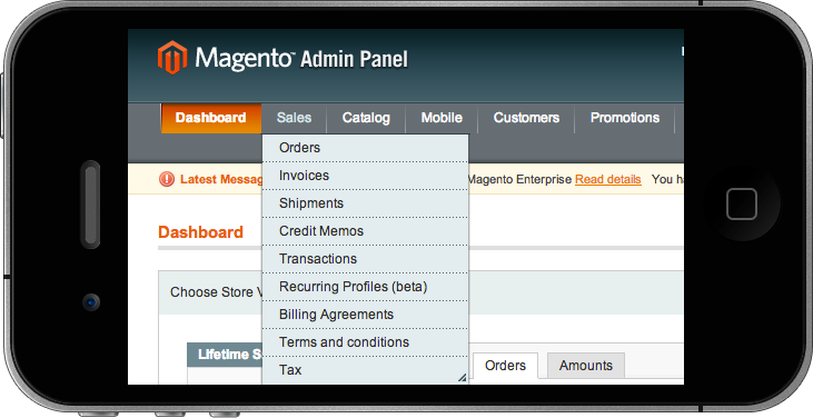 1Magento For Mobile Admins