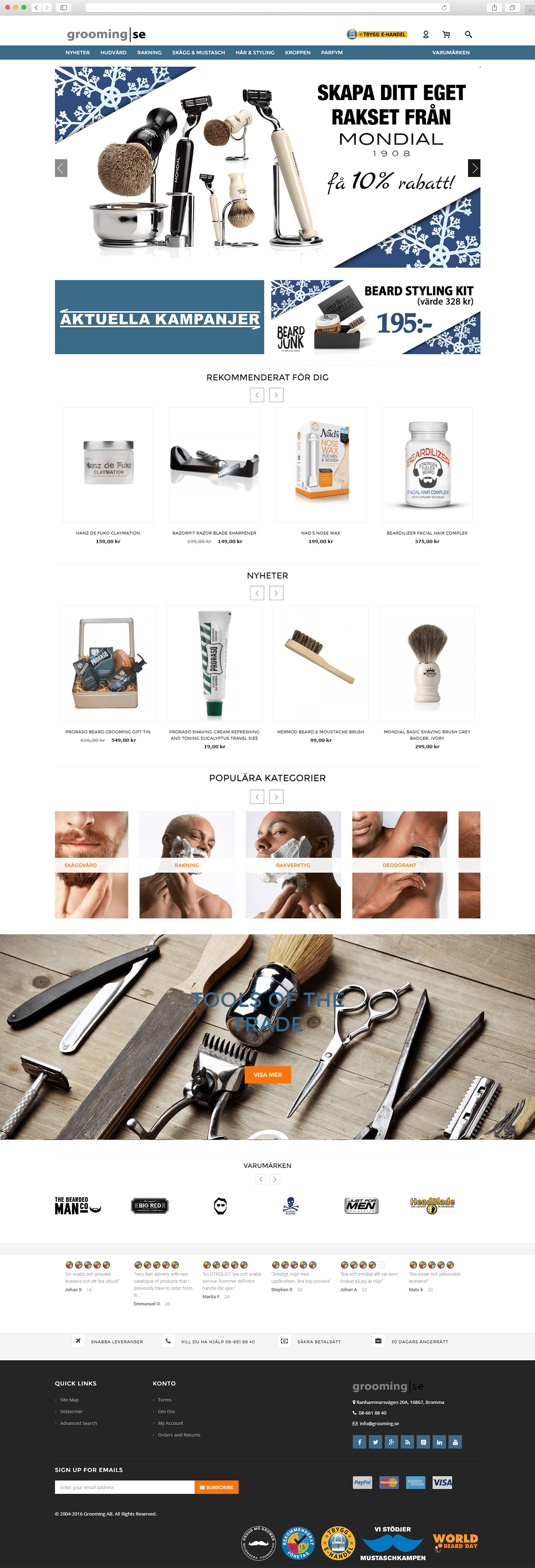 Our Works: Grooming.se