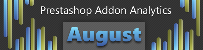 Prestashop Addon Analytics. August