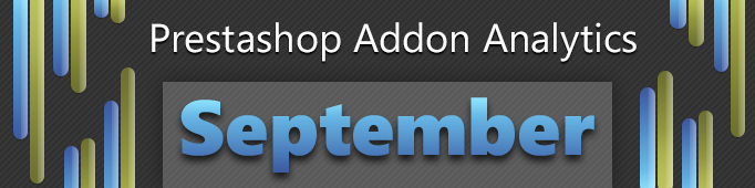 Prestashop Addons Analytics. September