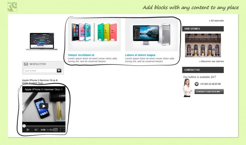 Prestashop Static Blocks Prestashop Static Blocks