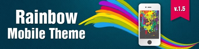 Big Day Release: Prestashop Rainbow Mobile Theme