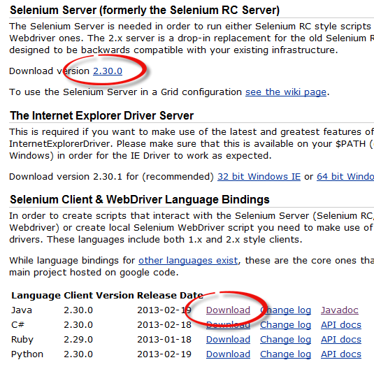 Selenium Server