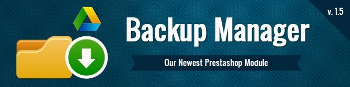 Big Day Release: Prestashop Backup Manager