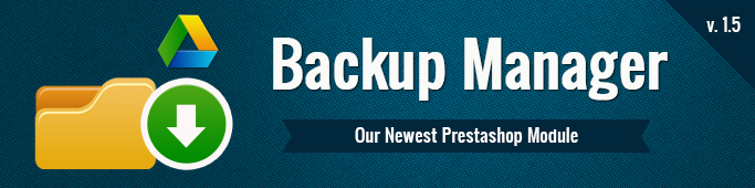 Big Day Release: Prestashop Backup Manager