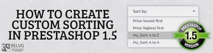 How To Create Custom Sorting In Prestashop 1.5