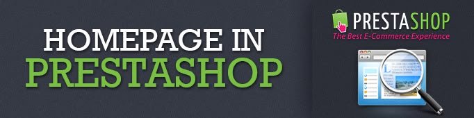 Homepage in Prestashop