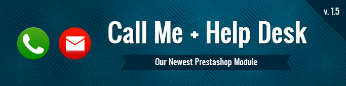 Big Day Release: Prestashop Call Me + Help Desk