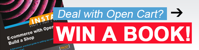 Deal with OpenCart? Win a book!