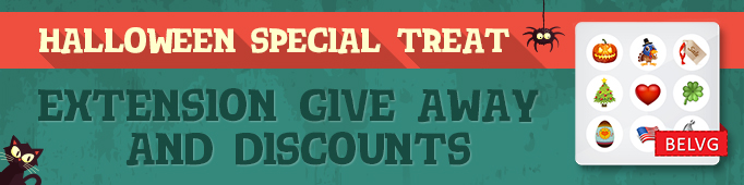 Halloween Special Treat – Extension Give Away And Discounts