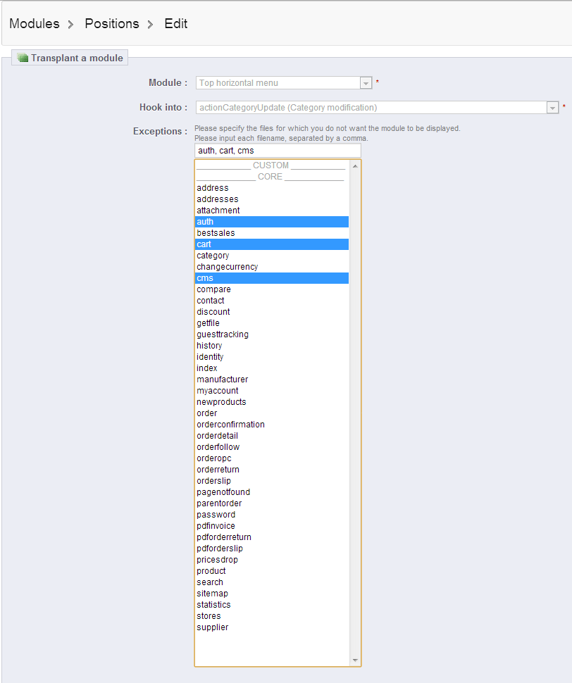 Hooks in Prestashop