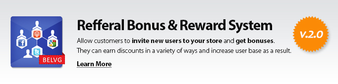 Big Day Release: Magento Referral Bonus and Reward System v.2.0