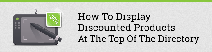 How to Display Discounted Products at the Top of the Directory in Prestashop
