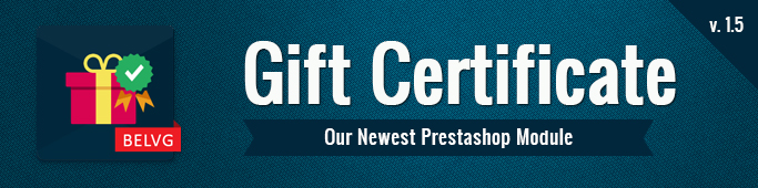 Big Day Release: Prestashop Gift Certificate