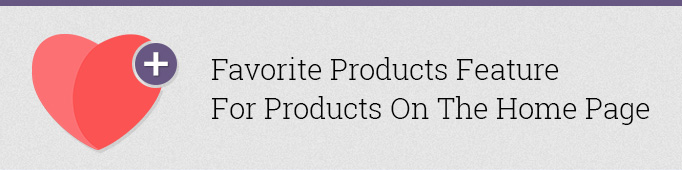 Favorite Products Feature for Products on the Home Page in PrestaShop