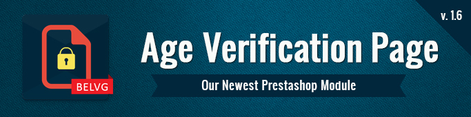 Big Day Release: PrestaShop Age Verification Page