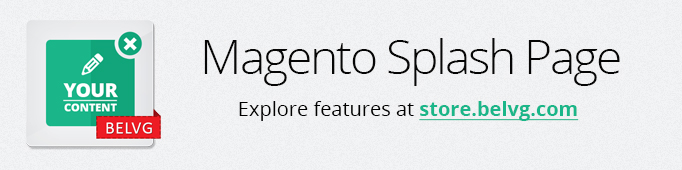 Big Day Release: Magento Splash Page