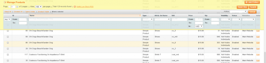 Floating Table Headers in Mаgentо Administration Panel | BelVG Blog