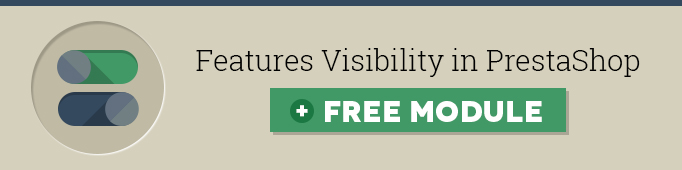 Features Visibility in Prestashop