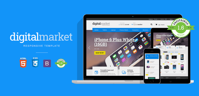 Big Day Release: Digital Market Responsive PrestaShop 1.6 Template