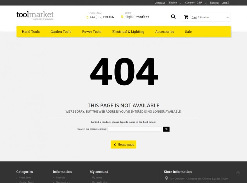 11Tools Market Prestashop 1.6 850x629