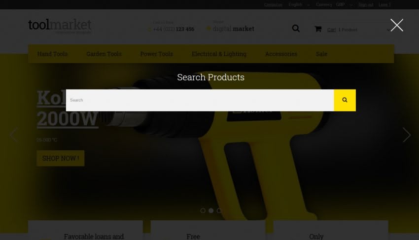 4Tools Market Prestashop 1.6 850x487