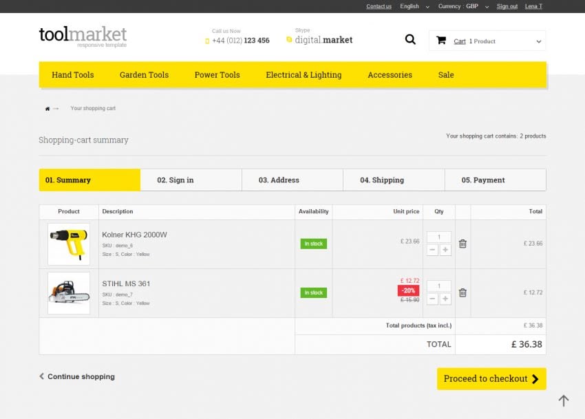 8Tools Market Prestashop 1.6 850x609