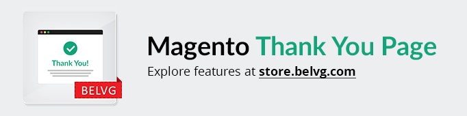 Big Day Release: Magento Thank You Page
