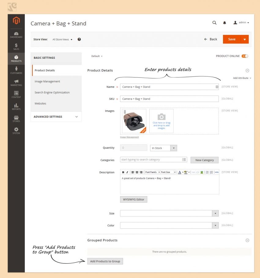 How to Create Grouped products in Magento 2.0 How to Create Grouped products in Magento 2.0