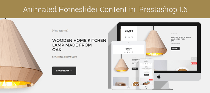 Animated Homeslider Content in Prestashop 1.6