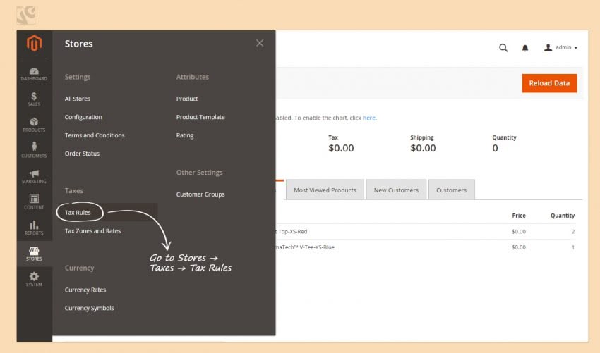 How to Manage Taxes in Magento 2.0 screen 121 850x501