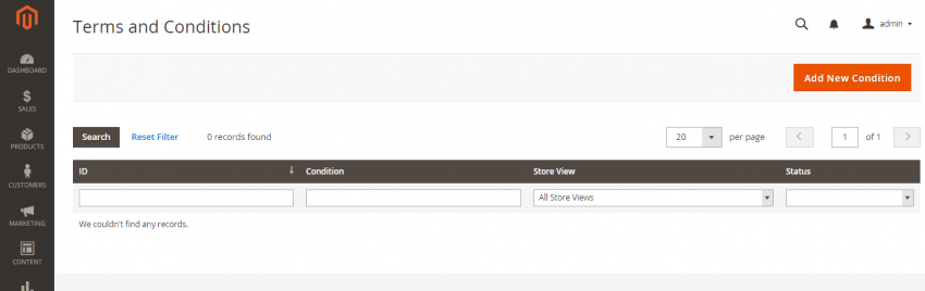 Terms and Conditions in Magento 2.0 Terms and Conditions in Magento 2.0
