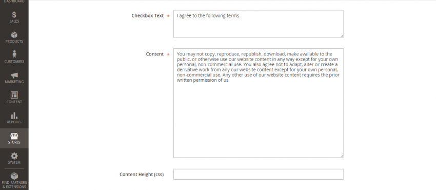 Terms and Conditions in Magento 2.0 Terms and Conditions in Magento 2.0