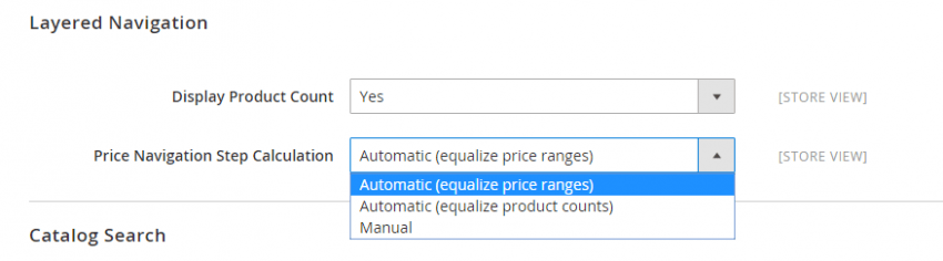 Price Navigation in Magento 2.0