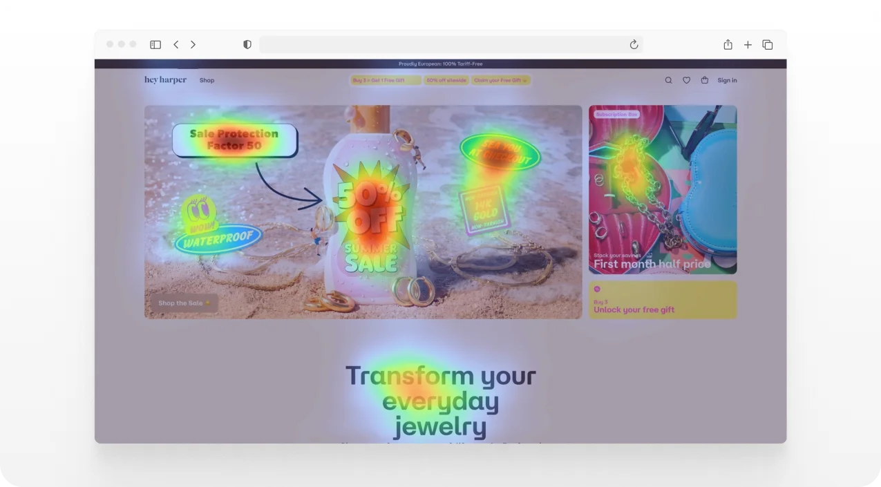 Heatmaps as a part of UX audit for ecommerce sites