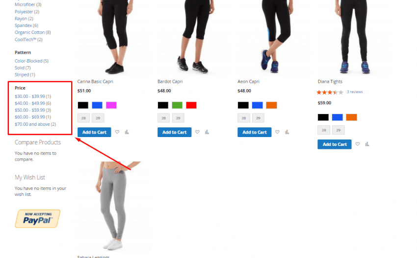 Price Navigation in Magento 2.0