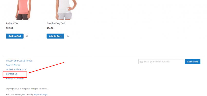 How to Configure Contact Us Page in Magento 2.0