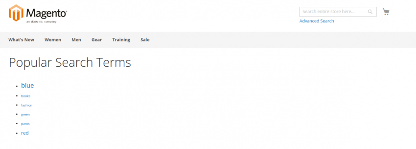 Search Settings in Magento 2.0