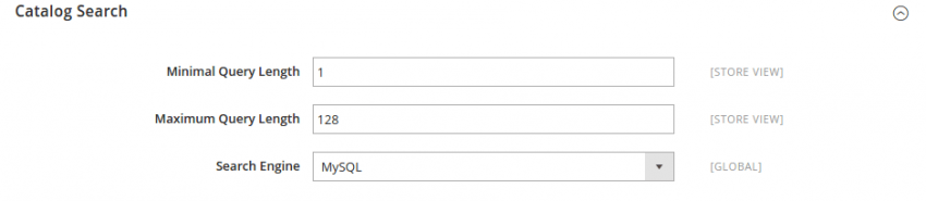 Search Settings in Magento 2.0
