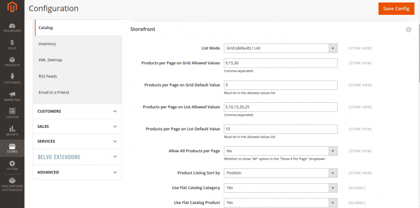 Search Settings in Magento 2.0