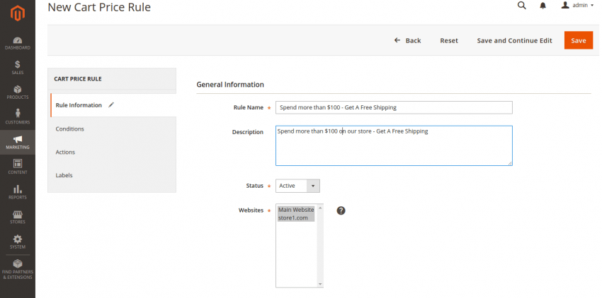 Spend more than $X - get a Free Shipping in Magento 2.0