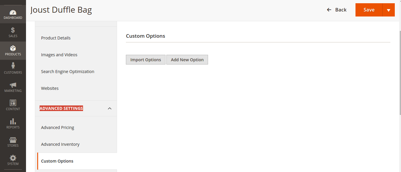 Custom Options Import in Magento 2.0