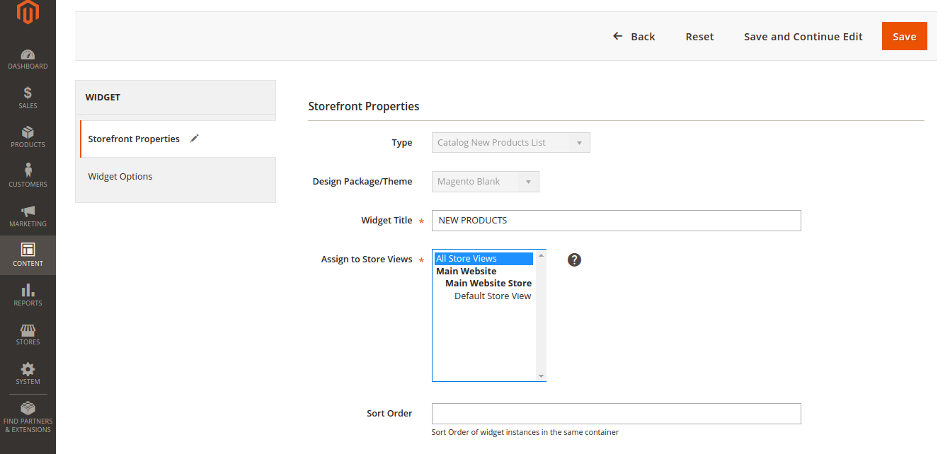 New Product List in Magento 2.0