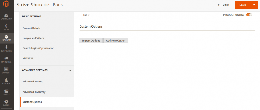 Custom Options Import in Magento 2.0