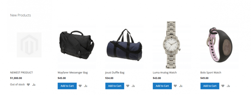 New Product List in Magento 2.0