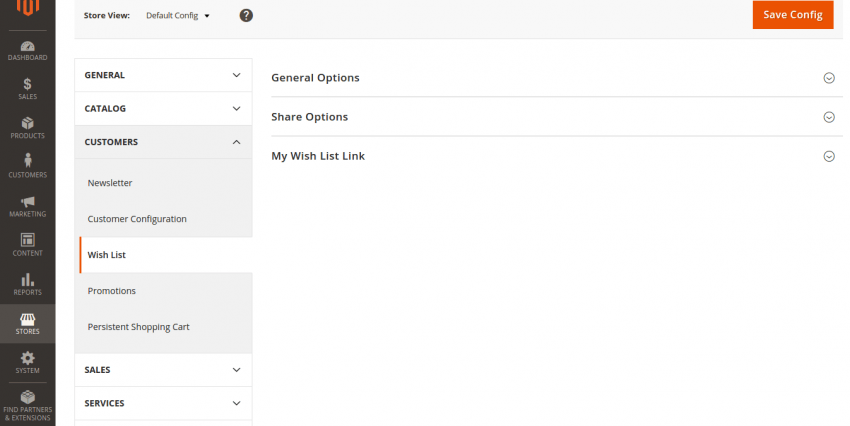 Wish List Configuration in Magento 2.0