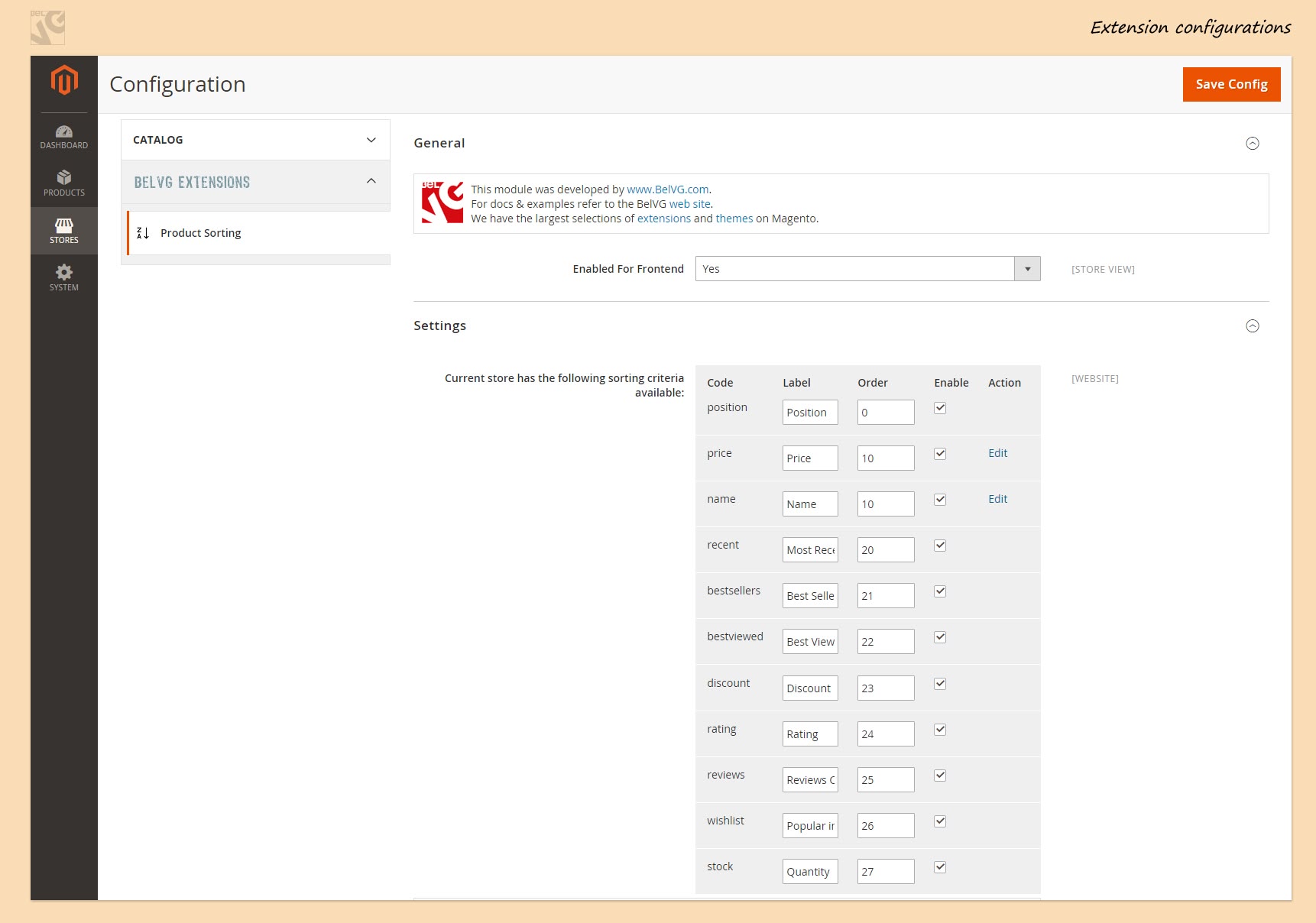 Products Sorting for Magento 2.0