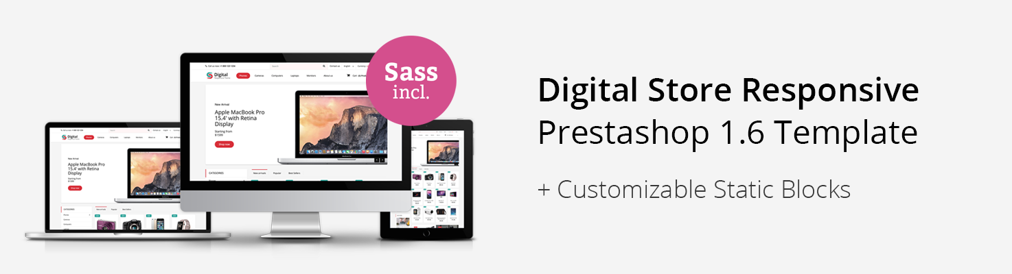 Big Day Release: Digital Store Responsive PrestaShop 1.6 Theme