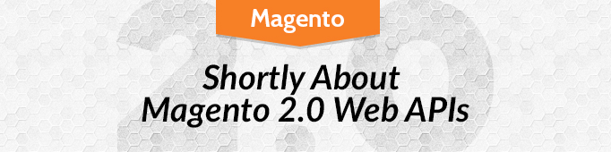 Shortly About Magento 2.0 Web APIs