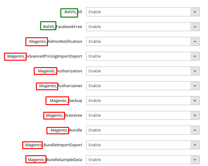 How to Enable / Disable Extensions in Magento 2.0